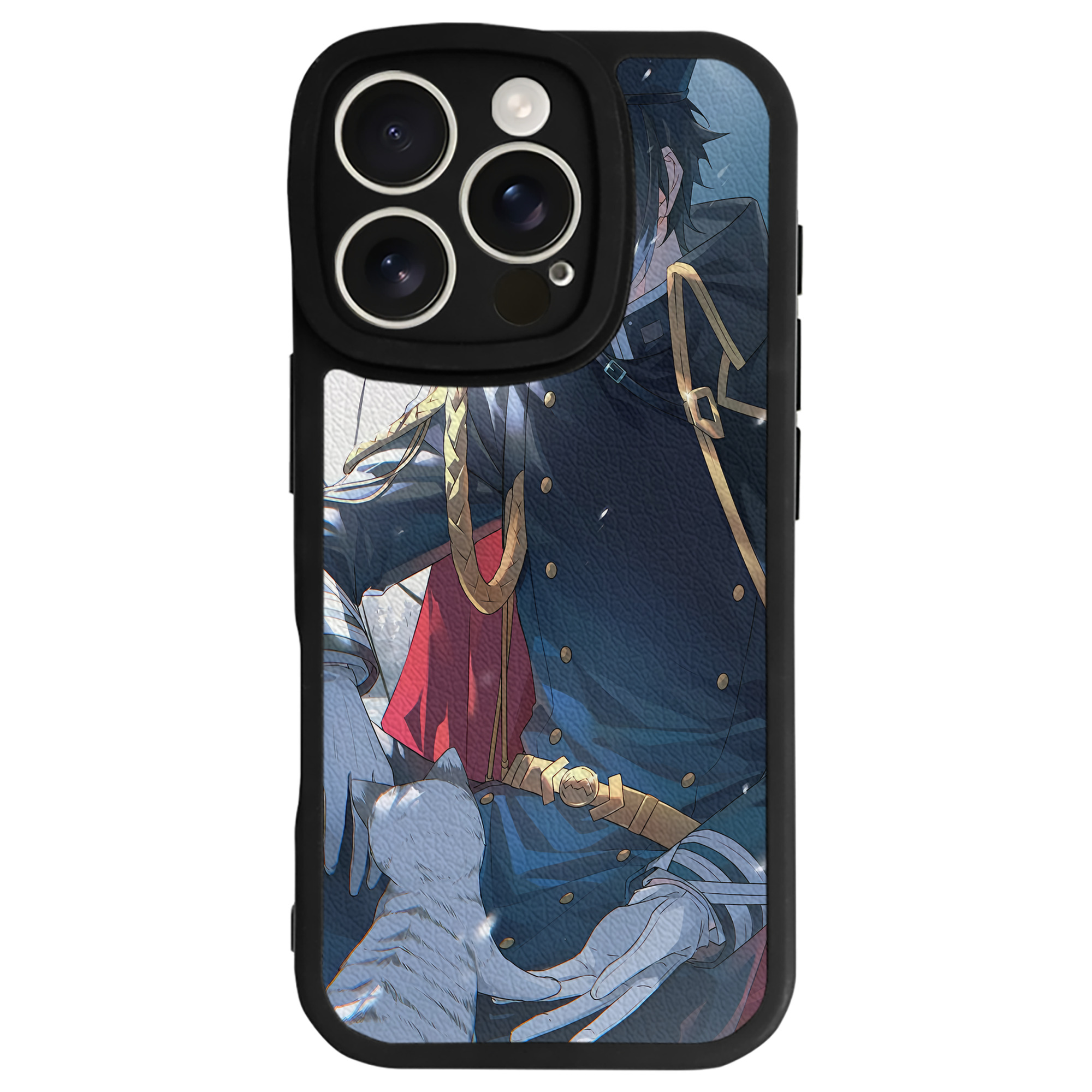 （画像用） 文豪ストレイドッグス Bungo Stray Dogs 【iPhone 16シリーズ対応】シリコンスマホケース（レザー調） 材質：シリコン